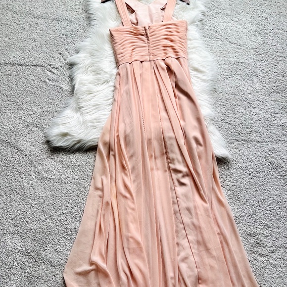 Azazie Kaleigh Pearl Pink Size A6 Unaltered - Picture 7 of 8